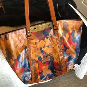 PATRICIA NASH Mulicolor Boho Tote Purse